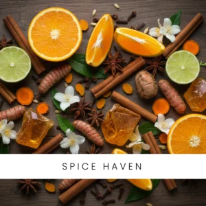 Spice Haven luxury aroma oil bottle from the Otura Scent Royal Edition collection.