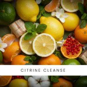 Citrine Cleanse luxury aroma oil bottle from the Otura Scent Premium Selection.