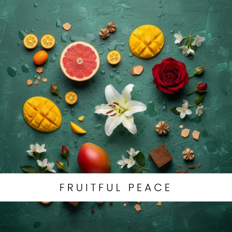Fruitful Peace luxury aroma oil bottle from the Otura Scent Luxury Reserve collection.
