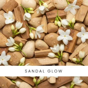 Sandal Glow luxury aroma oil bottle from the Otura Scent Royal Edition collection.